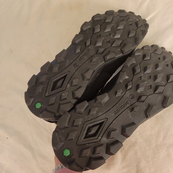 NWOB!  TIMBERLAND  Size 13... Men's black suede boots - Picture 4 of 9